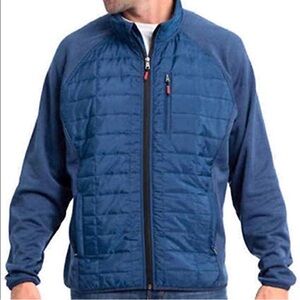 Orvis Blue Quilted Insulated Fleece Men’s Soft Jacket Size XL Fall Coat